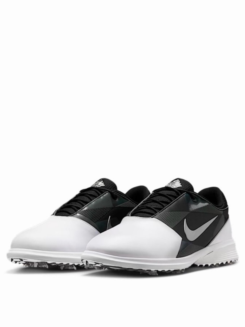 Nike Men’s White and Black Athletic Golf Shoes